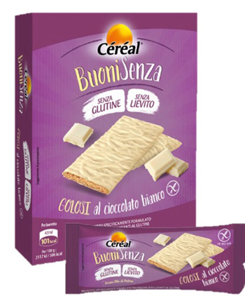 CEREAL BUONI SENZA GOLOSO CIOCCOLATO BIANCO 120 G - Fontenova srl