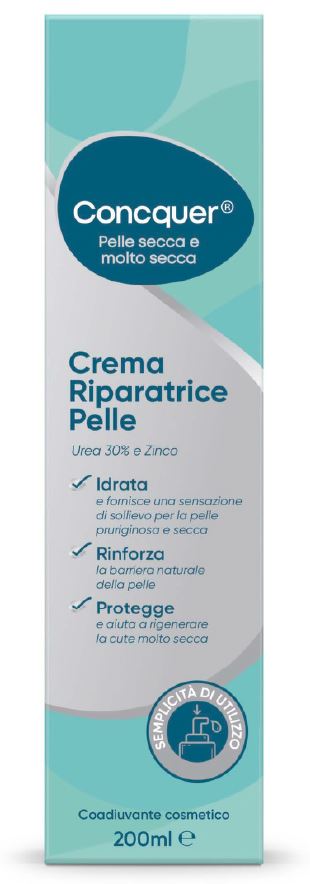CONCQUER CREMA RIPARATRICE PELLE 200 ML - Fontenova srl