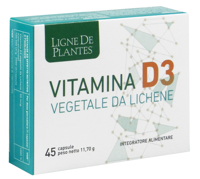 LIGNE DE PLANTES VITAMINA D3 VEGETALE 45 CAPSULE - Fontenova srl