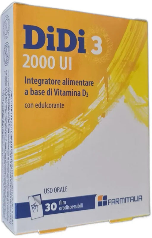 DIDI3 2000 UI 30 FILM ORODISPERSIBILI - Fontenova srl