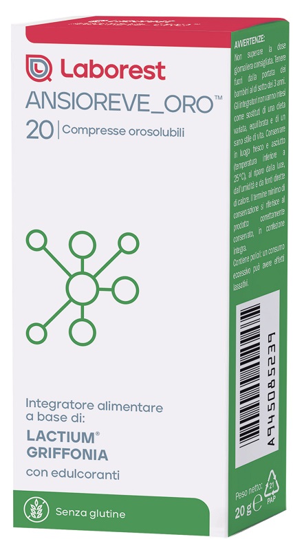 ANSIOREVE ORO 20 COMPRESSE - Fontenova srl