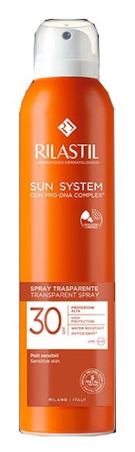 RILASTIL SUN SYSTEM TRANSPARENT SPRAY SPF30 200 ML - Fontenova srl