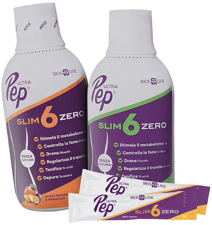 ULTRA PEP SLIM 6 ZERO ANANAS 500 ML BIOSLINE - Fontenova srl