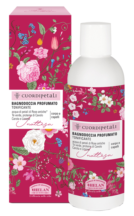 CUOR DI PETALI INATTESA BAGNODOCCIA PROFUMATO TONIFICANTE 200 ML - Fontenova srl