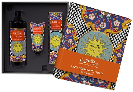 EUPHIDRA COFANETTO NEROLI & VETIVER 1 DOCCIA GEL 400 ML + 1 ACQUA PROFUMATA 125 ML + 1 CREMA MANI 50 ML - Fontenova srl