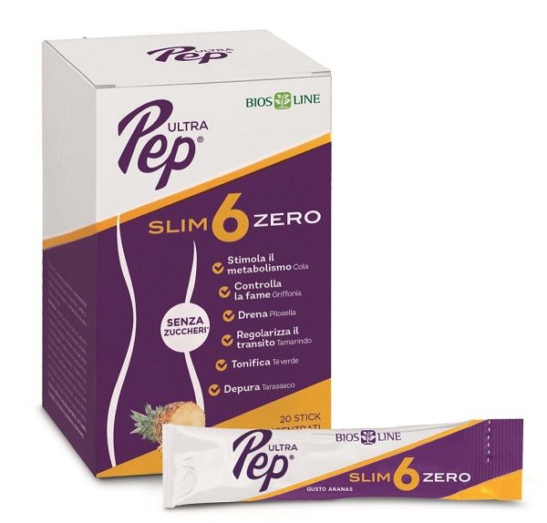 ULTRA PEP SLIM 6 ZERO ANANAS 20 STICK - Fontenova srl