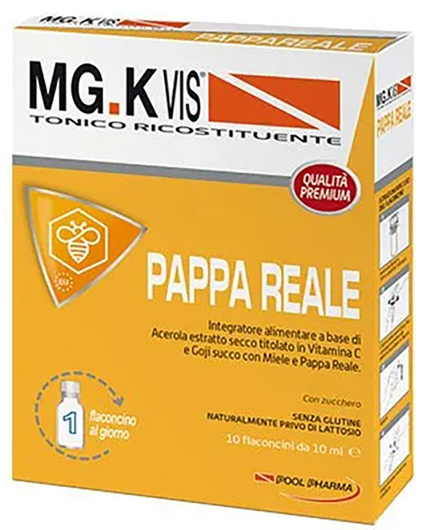 MGK VIS TONICO RICOSTITUENTE PAPPA REALE 10 FLACONCINI DA 10 ML - Fontenova srl