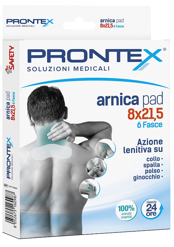 FASCIA PRONTEX ARNICA PAD 8 X 21 ,5 6 PEZZI - Fontenova srl