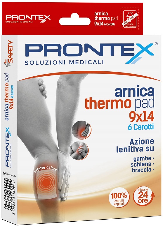 CEROTTO PRONTEX ARNICA THERO PAD 9 X 14 6 PEZZI - Fontenova srl