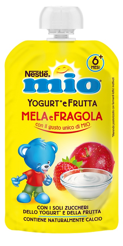 MIO YOGURT E FRUTTA MELA E FRAGOLA 100 G - Fontenova srl