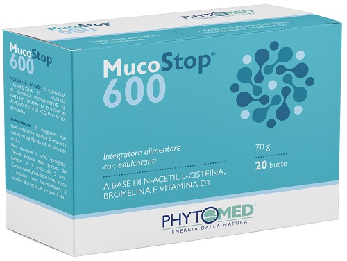 MUCOSTOP 600MG 20 BUSTINE - Fontenova srl