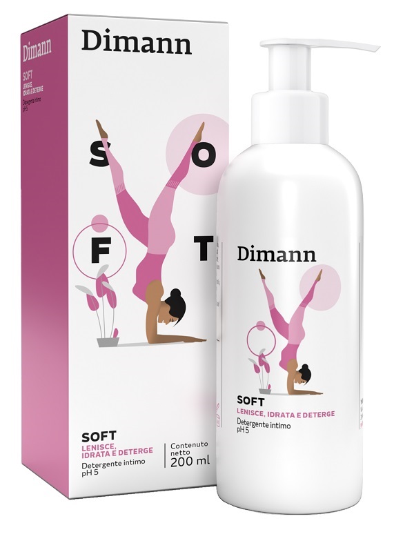 DIMANN SOFT DETERGENTE INTIMO PH 5 200 ML - Fontenova srl