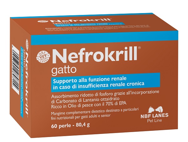 NEFROKRILL GATTO 60 PERLE - Fontenova srl