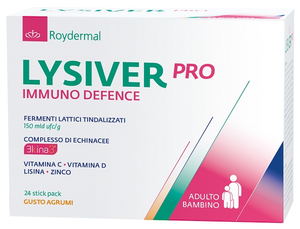 LYSIVER PRO IMMUNO DEFENCE 24 STICK PACK DA 3 G - Fontenova srl