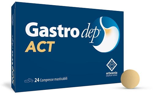 GASTRODEP ACT 24 COMPRESSE MASTICABILI - Fontenova srl