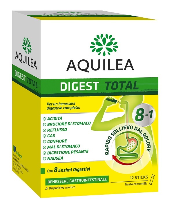 AQUILEA DIGEST TOTAL 12 STICK 2,5 G - Fontenova srl