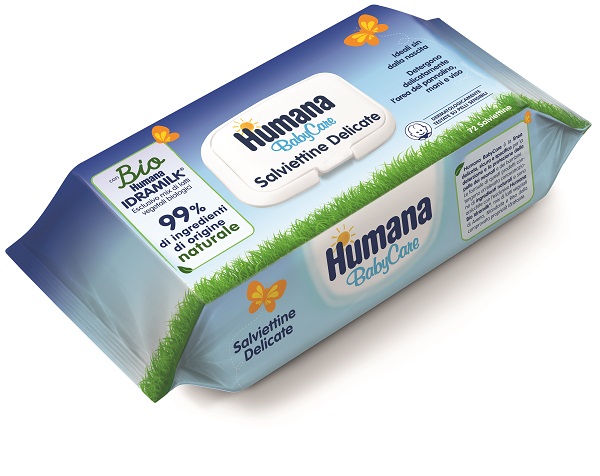 HUMANA BABY CARE SALVIETTE 72 PEZZI - Fontenova srl