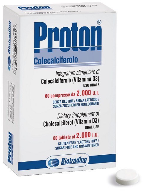PROTON 60 COMPRESSE 2000 UI - Fontenova srl