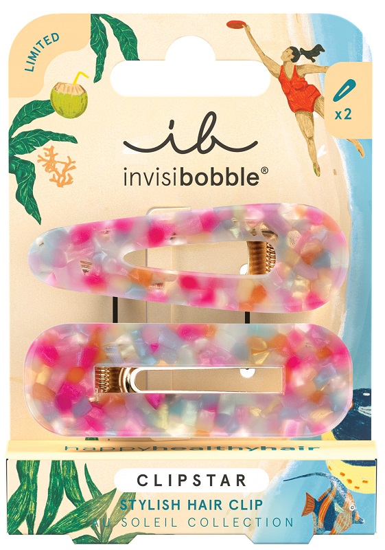 INVISIBOBBLE IB CLIPSTAR AU SOLEIL DAZZLING WAVE 2 PEZZI - Fontenova srl