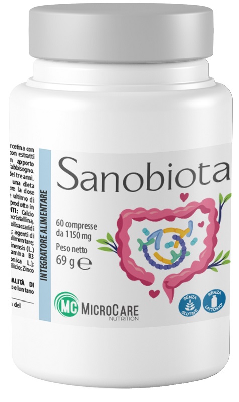 MICROCARE NUTRITION SANOBIOTA 60 COMPRESSE - Fontenova srl