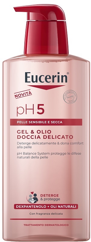EUCERIN GEL & OLIO DOCCIA DELICATO 400 ML - Fontenova srl