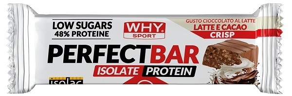 WHYSPORT PERFECT BAR CIOCCOLATO AL LATTE E CACAO 50 G - Fontenova srl