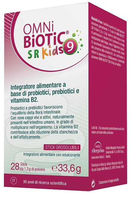 OMNI BIOTIC SR 9 KIDS 28 STICK - Fontenova srl