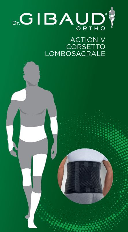 CORSETTO LOMBOSACRALE GIBAUD ORTHO ACTION V 1 - Fontenova srl