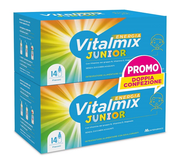 VITALMIX ENERGIA JUNIOR 14 FLACONCINI BIPACK - Fontenova srl