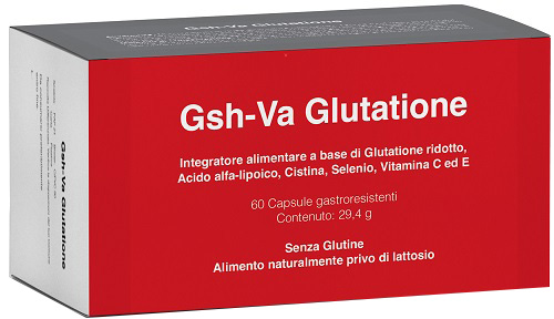 GSH-VA GLUTATIONE 60 CAPSULE ACIDO-RESISTENTI SENZA GLUTINE NATURALMENTE PRIVO DI LATTOSIO - Fontenova srl