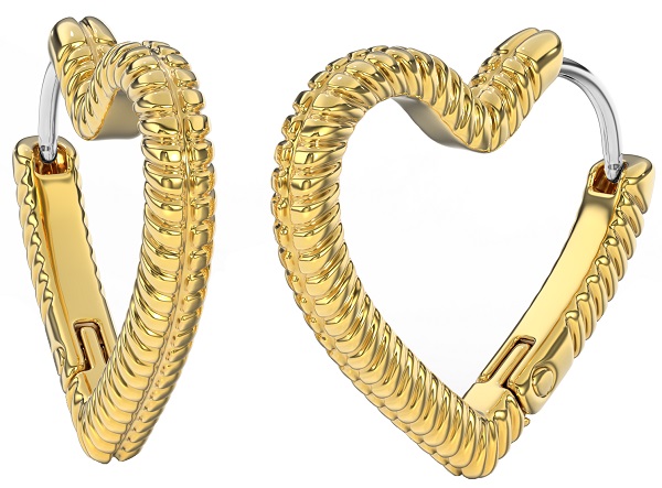 BJT399 ORECCHINO QUEEN JEZEBEL 18MM GOLD PLATED - Fontenova srl