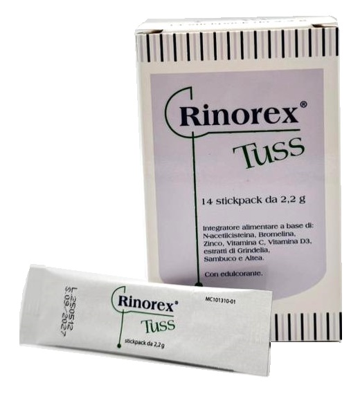 RINOREX TUSS 14 STICKPACK DA 2,2 G - Fontenova srl