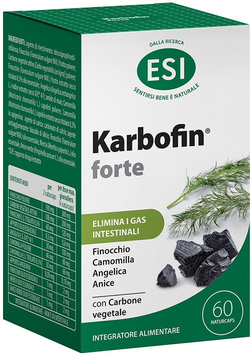 ESI KARBOFIN FORTE 60 NATURCAPS - Fontenova srl