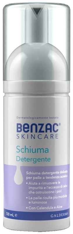 BENZAC SKINCARE SCHIUMA DETERGENTE 130 ML - Fontenova srl