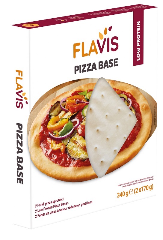 FLAVIS PIZZA BASE 2 FONDI PIZZA APROTEICI DA 170 G - Fontenova srl