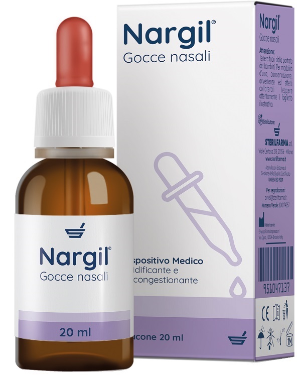 GOCCE NASALI NARGIL 20 ML - Fontenova srl