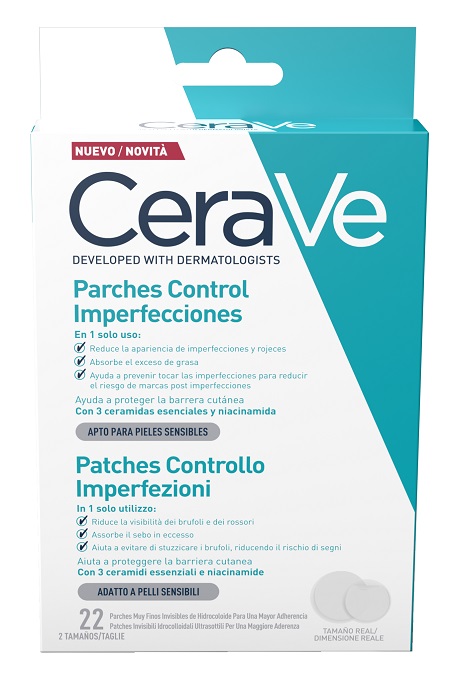 CERAVE PATCHES CONTROLLO IMPERFEZIONI 22 PEZZI - Fontenova srl