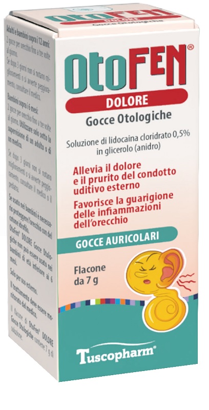 GOCCE OTOLOGICHE OTOFEN DOLORE 7 G - Fontenova srl