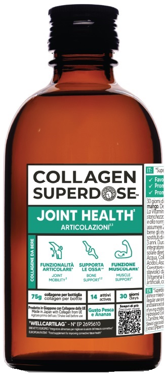 COLLAGEN SUPERDOSE JOINT HEALTH 300 ML COLLAGENE 75 G - Fontenova srl