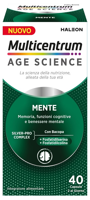 MULTICENTRUM AGE SCIENCE MENTE 40 CAPSULE - Fontenova srl