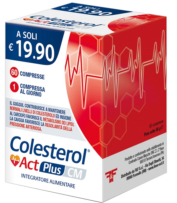 COLESTEROL ACT PLUS CM 60 COMPRESSE - Fontenova srl