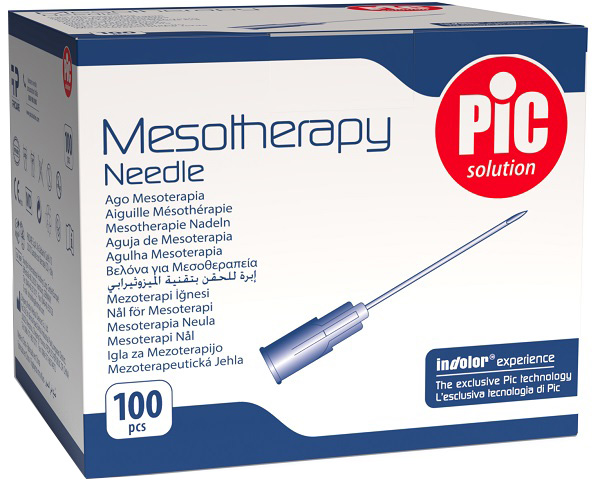 AGO PIC MESOTERAPIA STERILE MONOUSO APIROGENO ATOSSICO CONO LUER LOCK GAUGE 27 4 MM 1 PEZZO - Fontenova srl