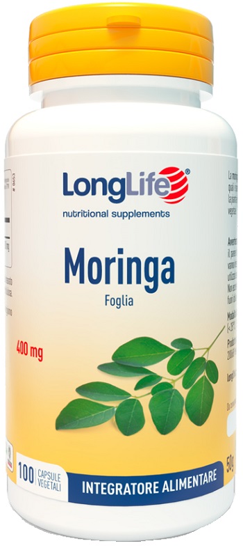 LONGLIFE MORINGA 400MG 100 CAPSULE - Fontenova srl