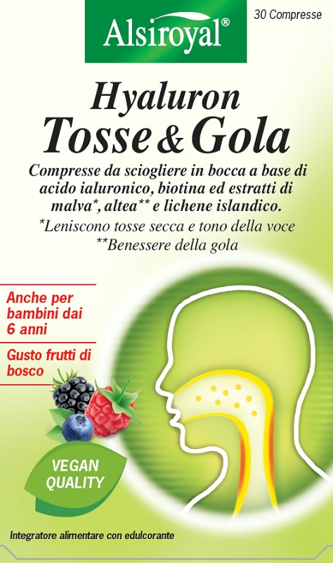 HYALURON TOSSE&GOLA 30 COMPRESSE - Fontenova srl