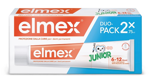 ELMEX JUNIOR DENTIFRICIO 75 ML DUOPACK - Fontenova srl