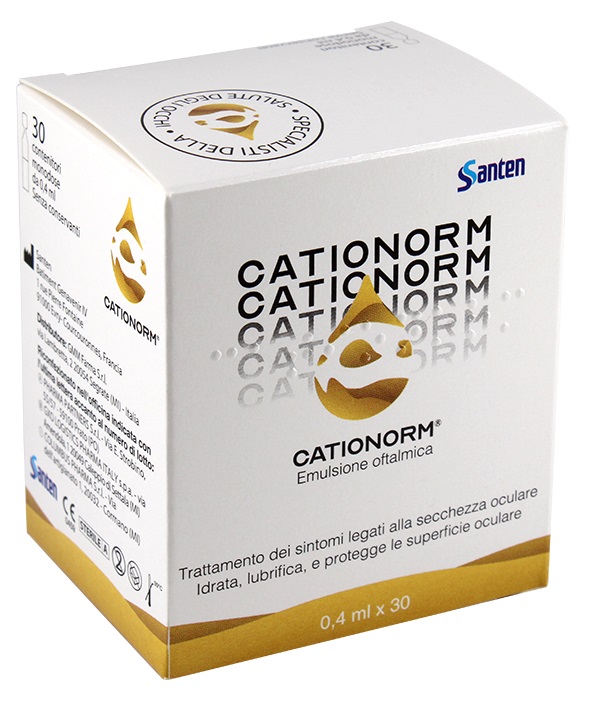 CATIONORM GOCCE 30 FIALE MONODOSE DA 0,40 ML - Fontenova srl