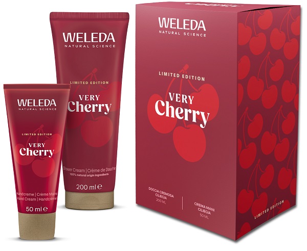 VERY CHERRY 25 1 DOCCIA CREMOSA CILIEGIA 200 ML + 1 CREMA MANI CILIEGIA 50 ML - Fontenova srl