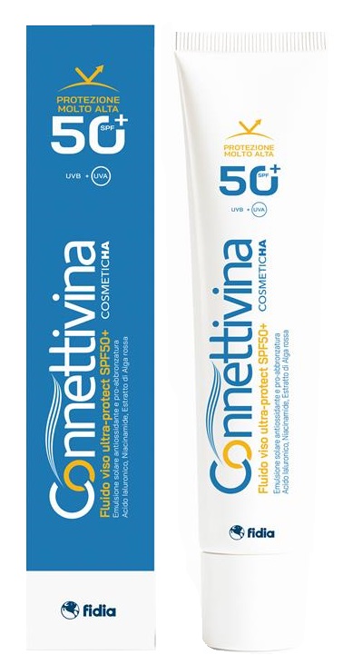 CONNETTIVINA FLUIDO VISO ULTRA PROTECT SPF50+ 50 ML - Fontenova srl