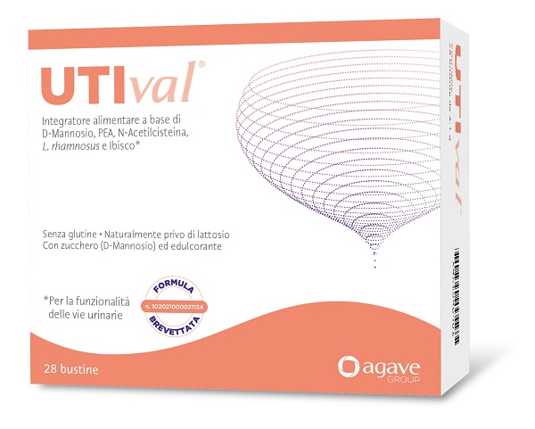 UTIVAL 28 BUSTINE NATURALMENTE PRIVO DI LATTOSIO CON ZUCCHERO D-MANNOSIO ED EDULCORANTE FORMULA BREVETTATA N. 102021000021134 - Fontenova srl