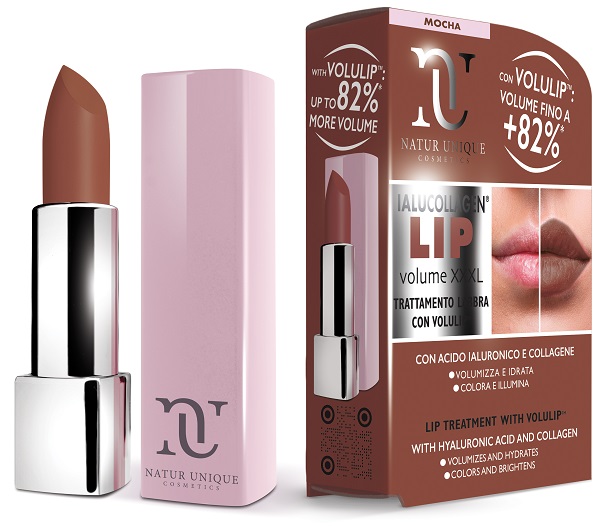 NATUR UNIQUE IALUCOLLAGEN LIP STICK VOLUME XXXL MOCHA 4,2 ML - Fontenova srl